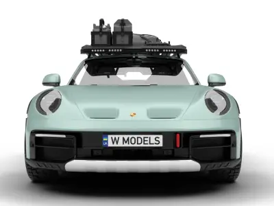 Porsche 911 Dakar 2023 3d model  3D model