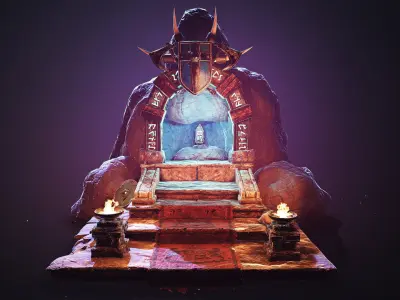 altar realism PBR  Low-poly 3D model