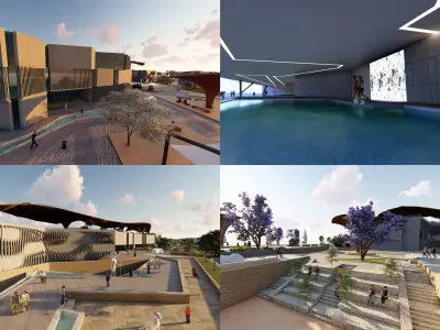 Revit Pharonic Exhibition 3D model