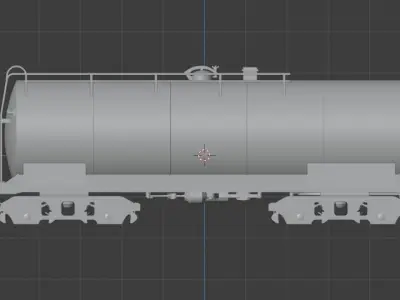 H0 1-87 scale Uerdingen tank car 3D print model