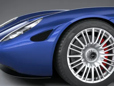 Zagato Mostro Barchetta 2022 3D model