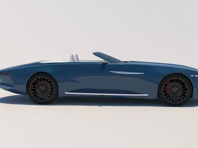 Mercedes-Benz Maybach Vision 6 Cabriolet 2018 3D model