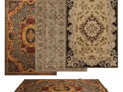 Rugs No 716 Low-poly 3D model