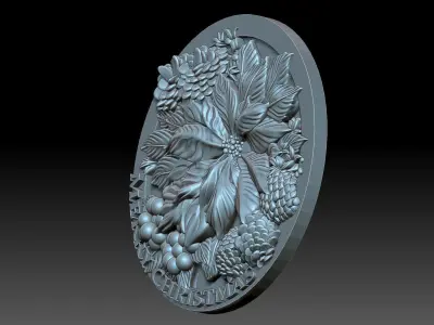 Christmas Flower 3D print model