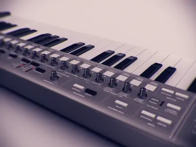 Synthesizer 3D model