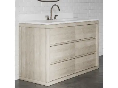 Bathroom vanity Potterybarn Cayman 3D model