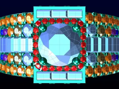 Men Ring 6 3D print model