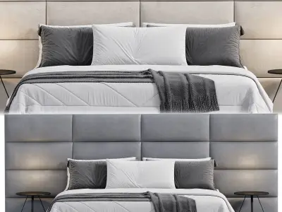 Hidiv Bed By Evgor Luxury 3D model