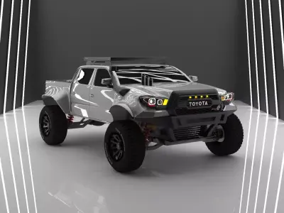 Toyota tacoma widebody kit concept model Low-poly 3D model