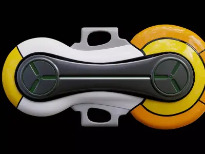 Sonic Riders Zero Gravity Yellow Tail CGI Model 3D model