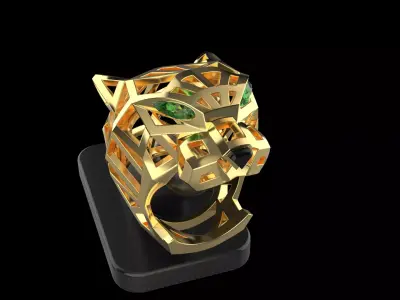 Panthere Ring Man Original 3D print model