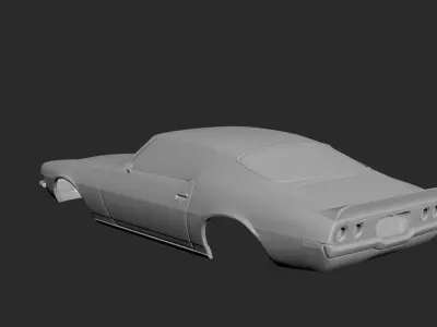 Chevrolet Camaro 1970 Body For Print 3D print model