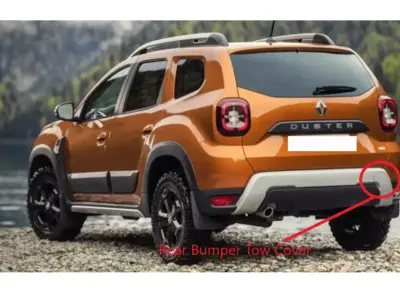 Renault Duster 2018 Rear Bumper Tow cover 3D print model