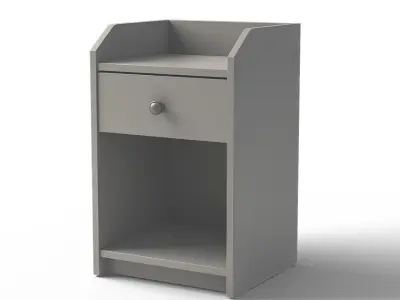 HAUGA - Bedside table 3D model