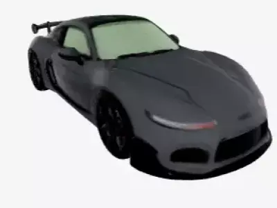 Realistic Car for games Low-poly 3D model