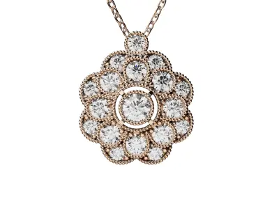 Pendant 2024-0020 3D print model 3D print model