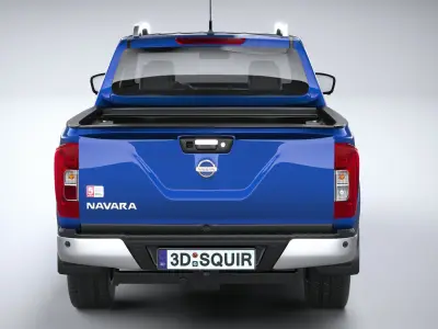Nissan Navara DoubleCab 2020 3D model