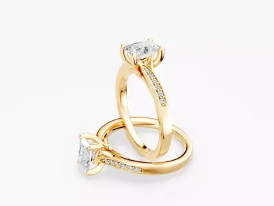 ZABS0018 RA engagement 3D print model