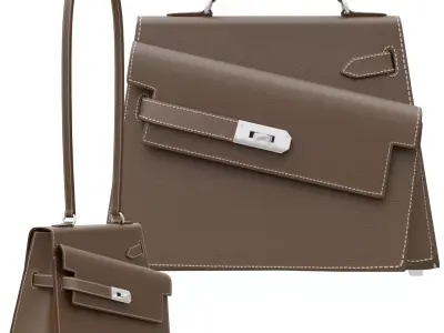 Kelly Sellier en Desordre Bag Low-poly 3D model