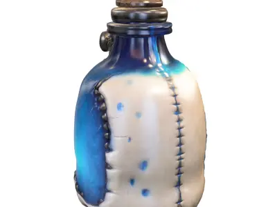  Flesh Potion Bottle 3D model