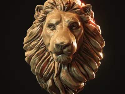 Lion head Pendant and Medalion Collection