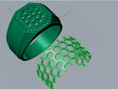 luxury man ring mr0172 3D print model