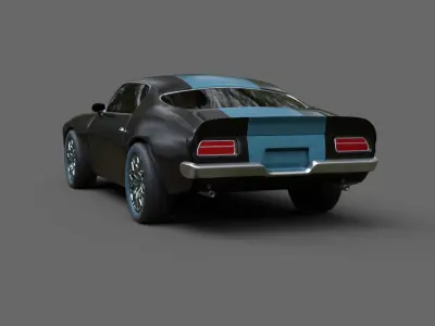 Pontiac Firebird 1970 3D model