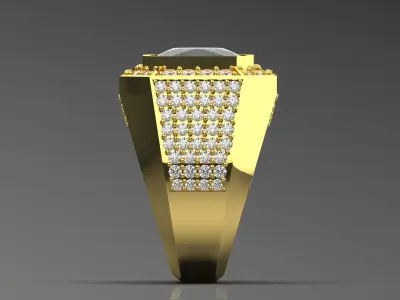 luxury man ring mr0221 3D print model