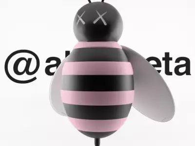 Kaws Dior Bee 2 Textured Low-poly 3D model