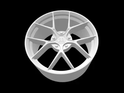 Bugatti Veyron oem scalable and printable rims 3D print model