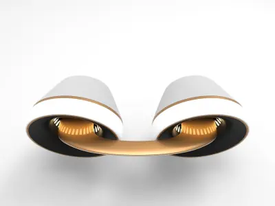 Automotive lights 3D model