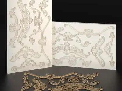 Silicone mold 3D print model