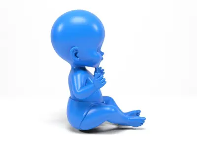 Baby figurine 3D print model