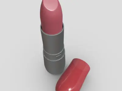 Lipstick 5 Low-poly 3D model