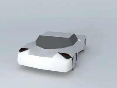 Concept Car Liquid Metal Coupe Free 3D model