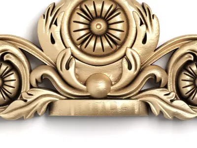 Carved decor 5 3D model