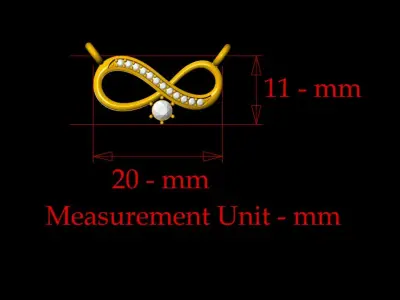 Fancy Gold Pendant - 0111 3D print model