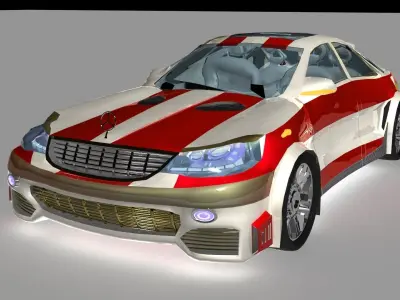 Mercedes XCL AMG 63 GTR concept model 3D model