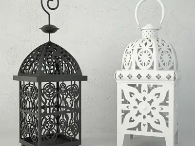 Moroccan Lanterns 3 3D model