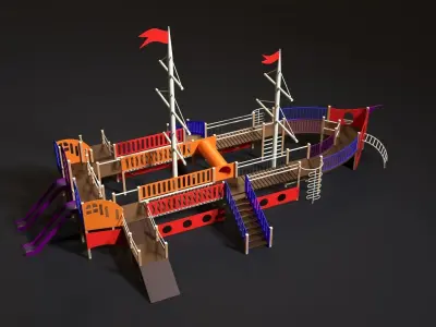 Playground ship 3D model