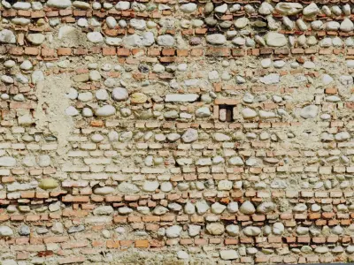 Ultra realistic Brick Old wall hy poly Scan  3D model