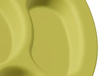 Plastic Deluxe Partition Plate 3D model