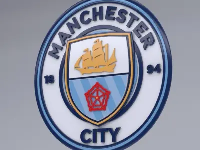 Manchester city Logo 3D model
