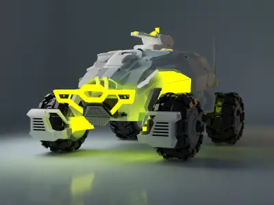 Monster Car 3D model