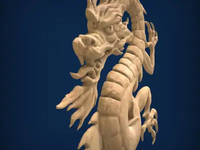 Carved panel painting STL 3D model 3D print model
