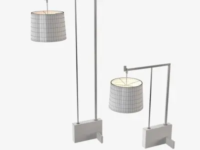 Piloti Floor Lamp 3D model