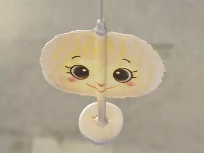 Cute Cotton Candy 3D model