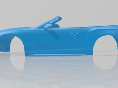 Bentley Continental GTC Speed 2025 - Body Car STL Model 3D print model