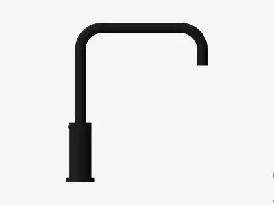 Sink Mixer - Luxury - Sleek - Squareline - 220 Low-poly 3D model