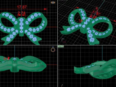 Pearl jewelry   o18 3D print model